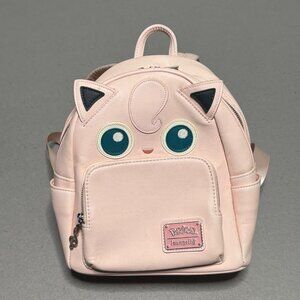 Pokemon Loungefly Jigglypuff Mini Backpack Cosplay Faux Leather RARE